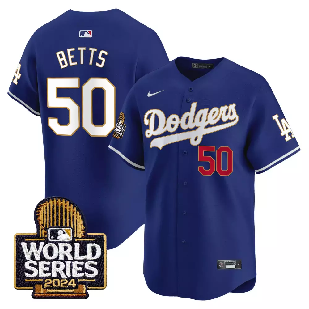 mookie betts royal mens los angeles dodgers 2024 los angeles city style vapor premier limited jersey v2 all stitched