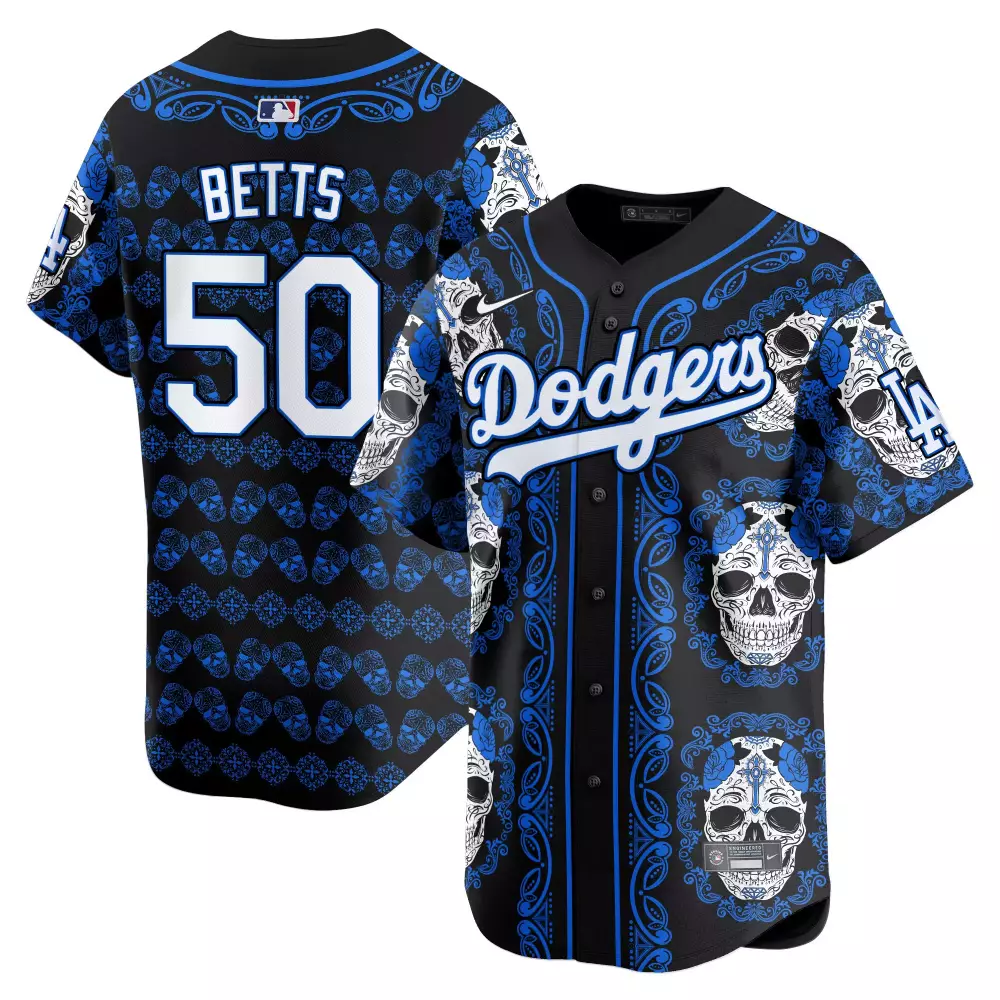 mookie betts royal mens los angeles dodgers mexico vapor premier limited jersey all stitched