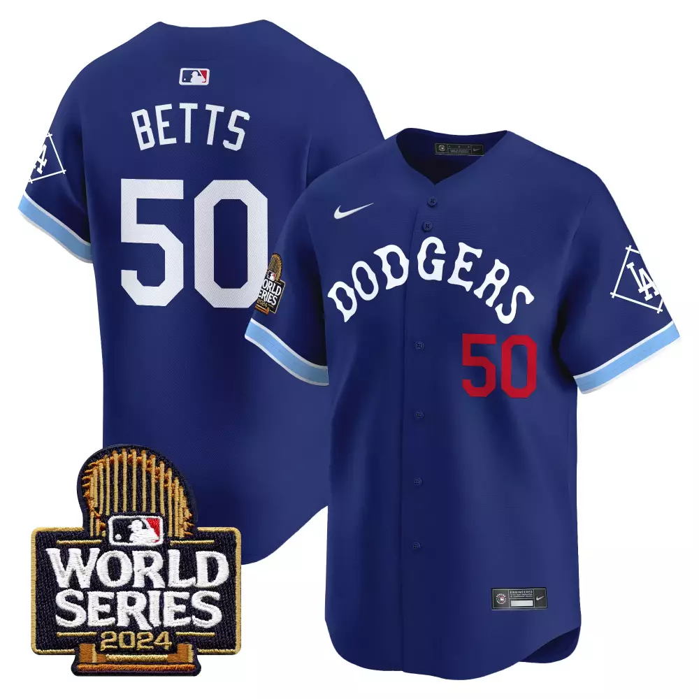 mookie betts royal mens los angeles dodgers premier elite jersey all stitched
