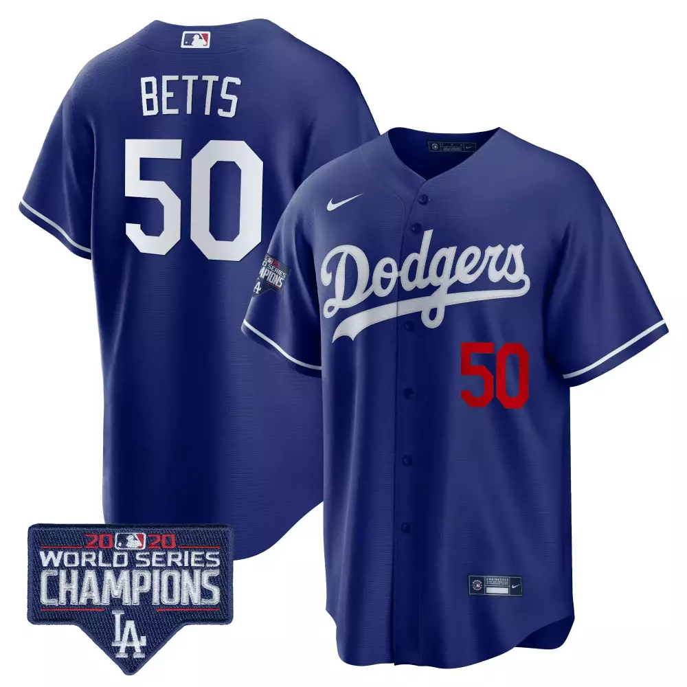 mookie betts royal mens los angeles dodgers vin roberto patch gold trim vapor premier limited jersey all stitched