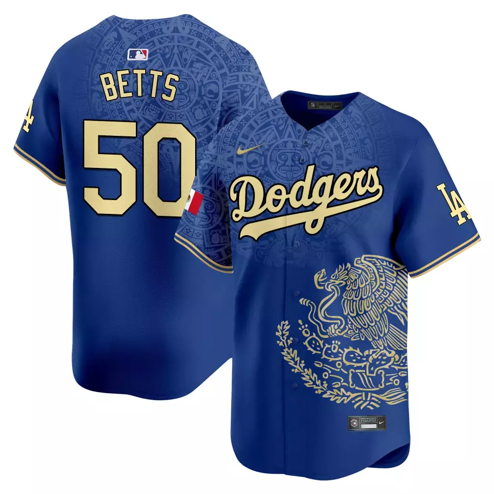 mookie betts royal mens los los angeles dodgers cool base mamba jersey all stitched