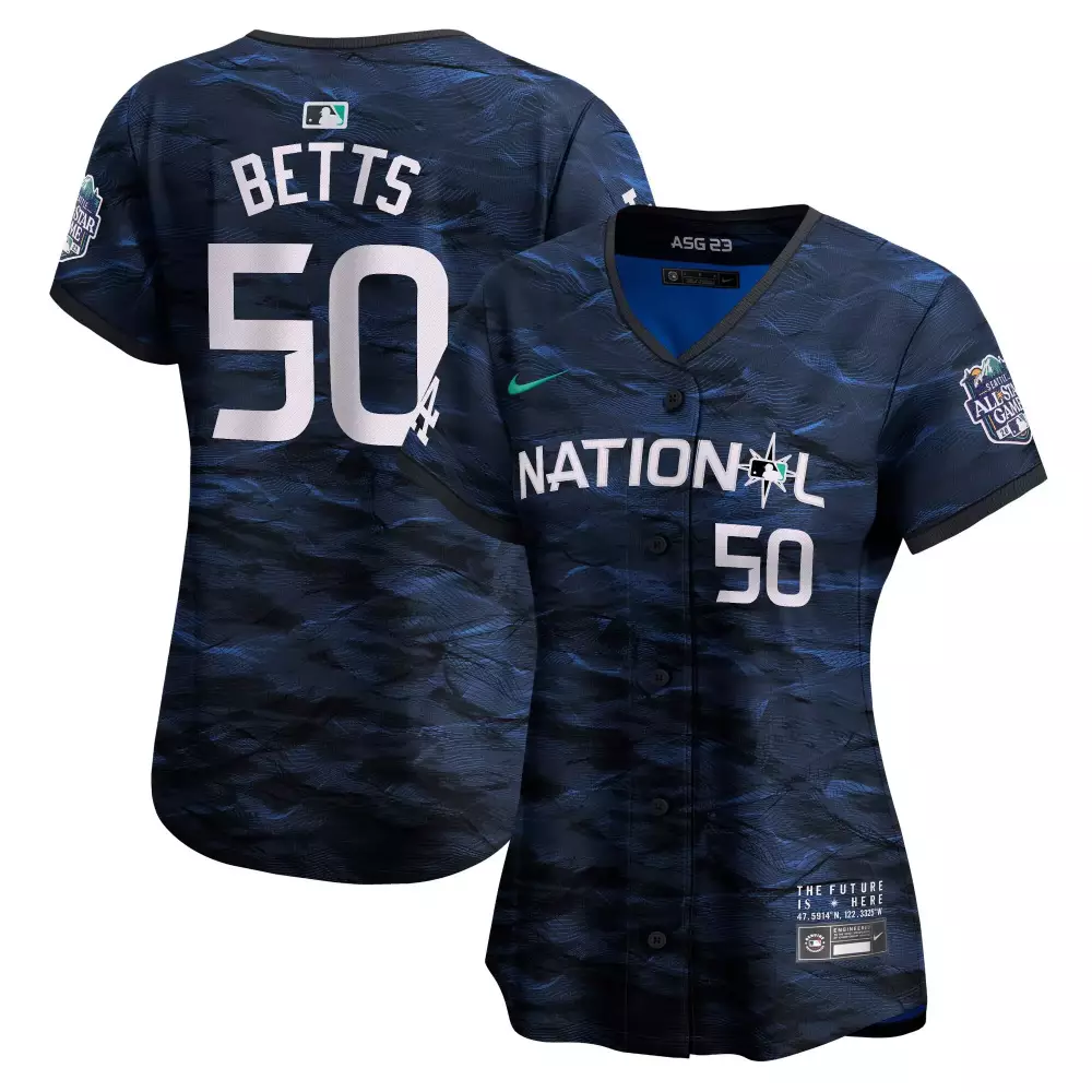 mookie betts cool base mens atlanta braves player national league 2023 allstar game royal jersey all stitched