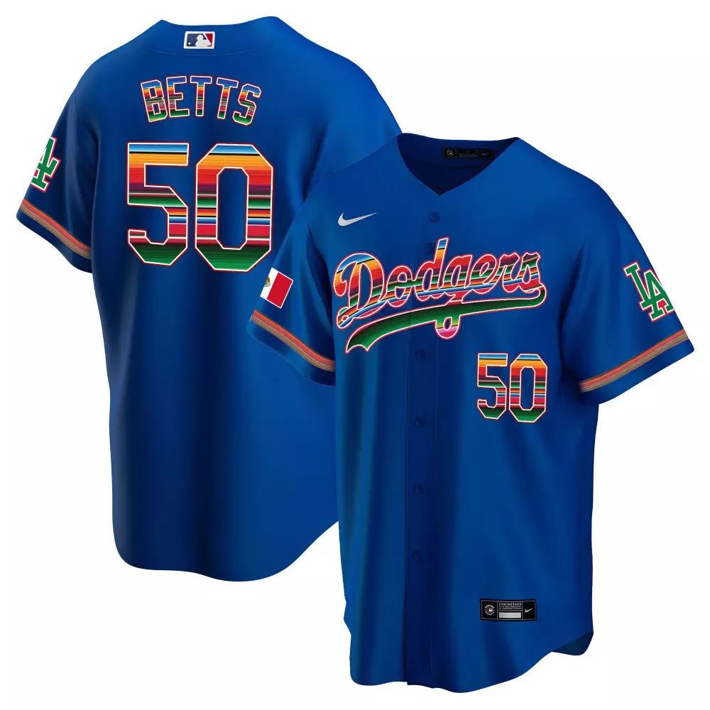 mookie betts royal womens los angeles dodgers world series champions patch jersey all stitched