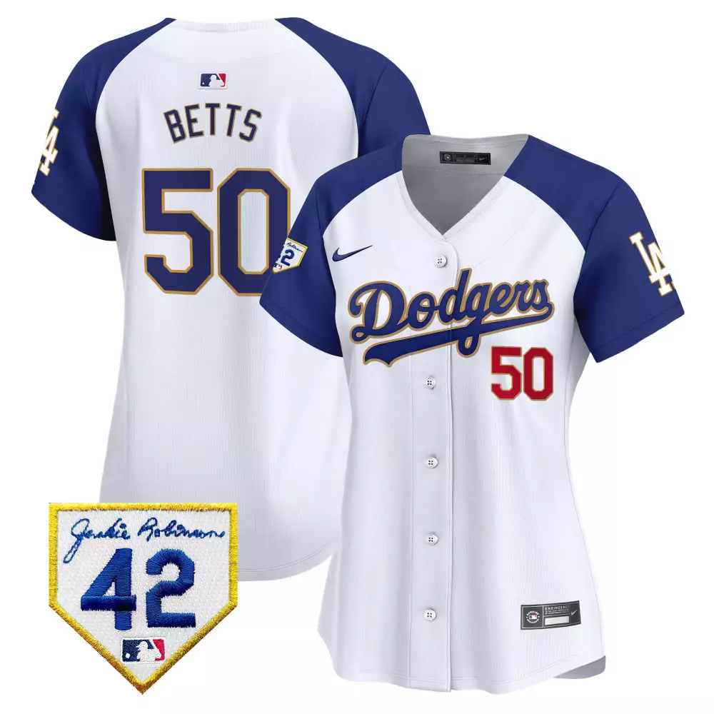 mookie betts white alternate mens los angeles dodgers vin patch kobe bryant signature vapor premier limited jersey all s