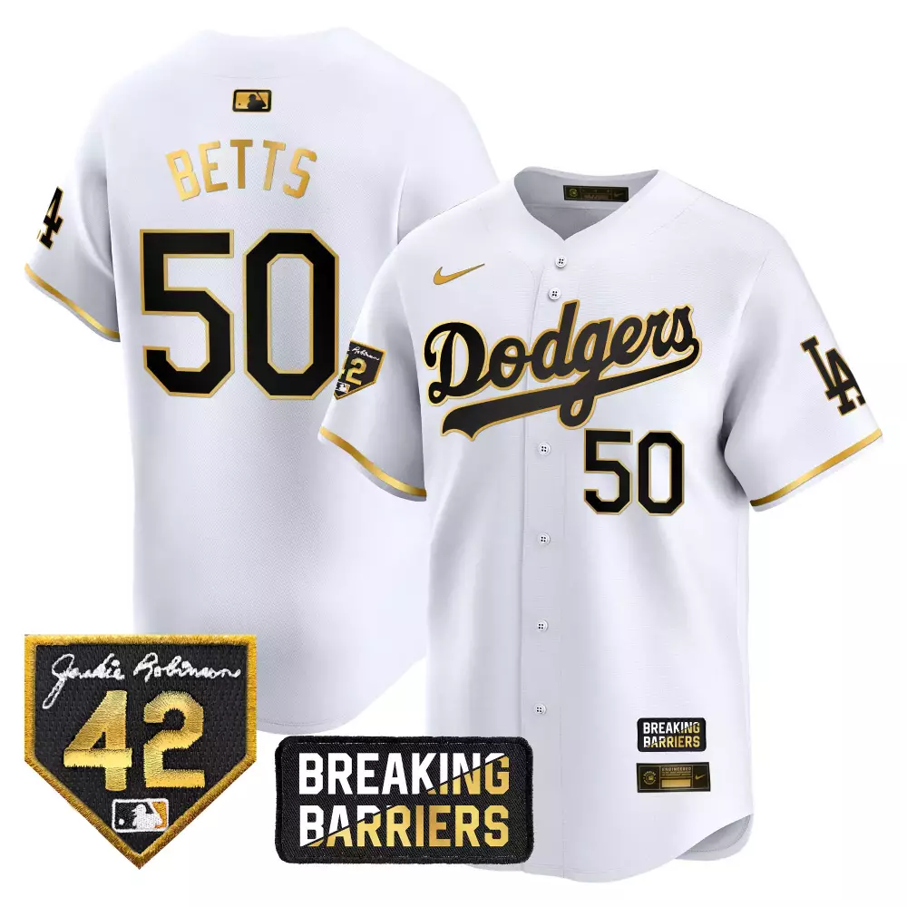mookie betts white gold mens los angeles dodgers fernando valenzuela memorial patch vapor premier limited jersey all sti