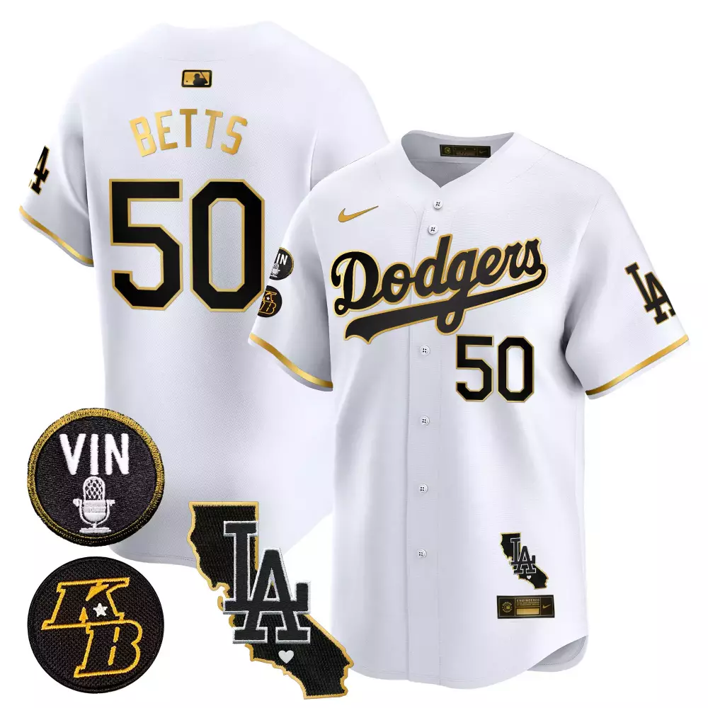 mookie betts white gold mens los angeles dodgers fernando valenzuela memorial patch vapor premier limited jersey all sti