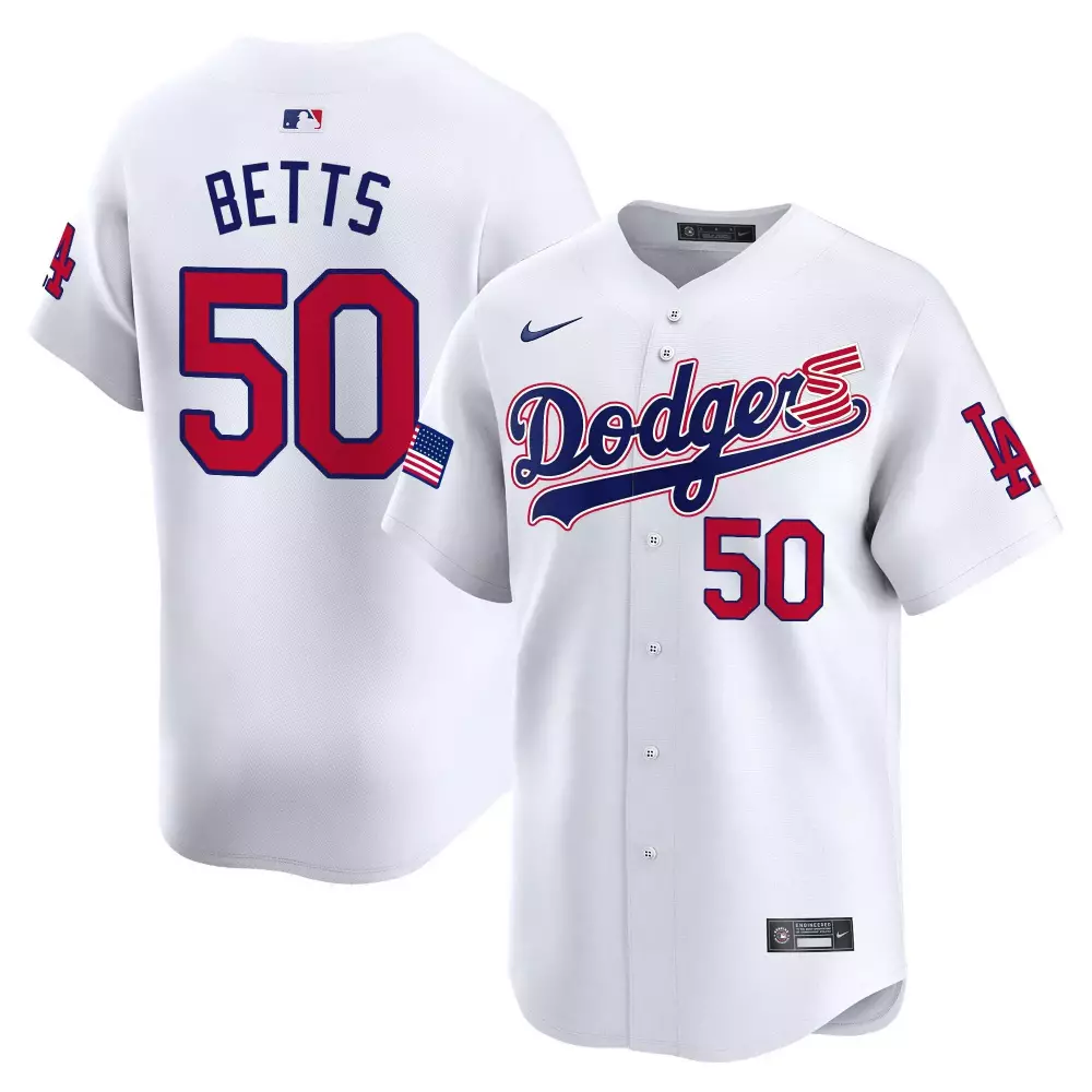 mookie betts white mens los angeles dodgers 2024 city connect vapor premier limited jersey all stitched