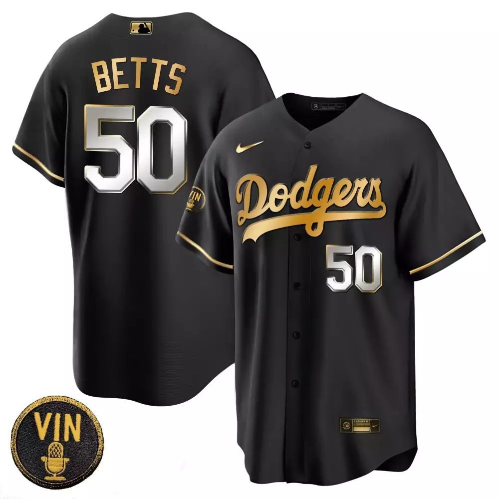 Mookie Betts Women's Dodgers World Series Gold Trim Jersey V2 | 2024 Vapor Premier Limited | For Women