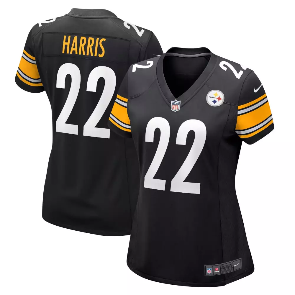 Najee Harris Pittsburgh Steelers 2022 NFL Draft Jersey | Black Stitched Limited Edition | For Men, Women & Youth