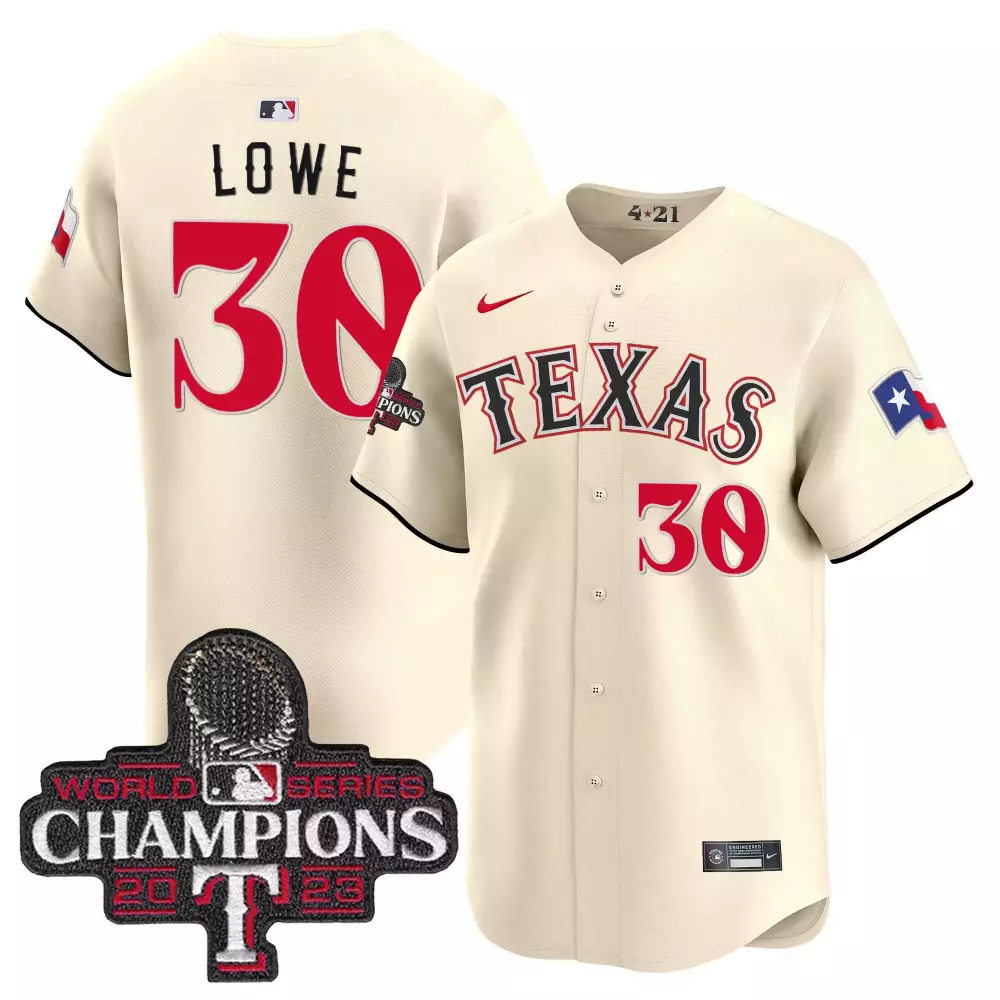 nathaniel lowe cream mens texas rangers 2023 world series champions city connect vapor premier limited jersey all stitch