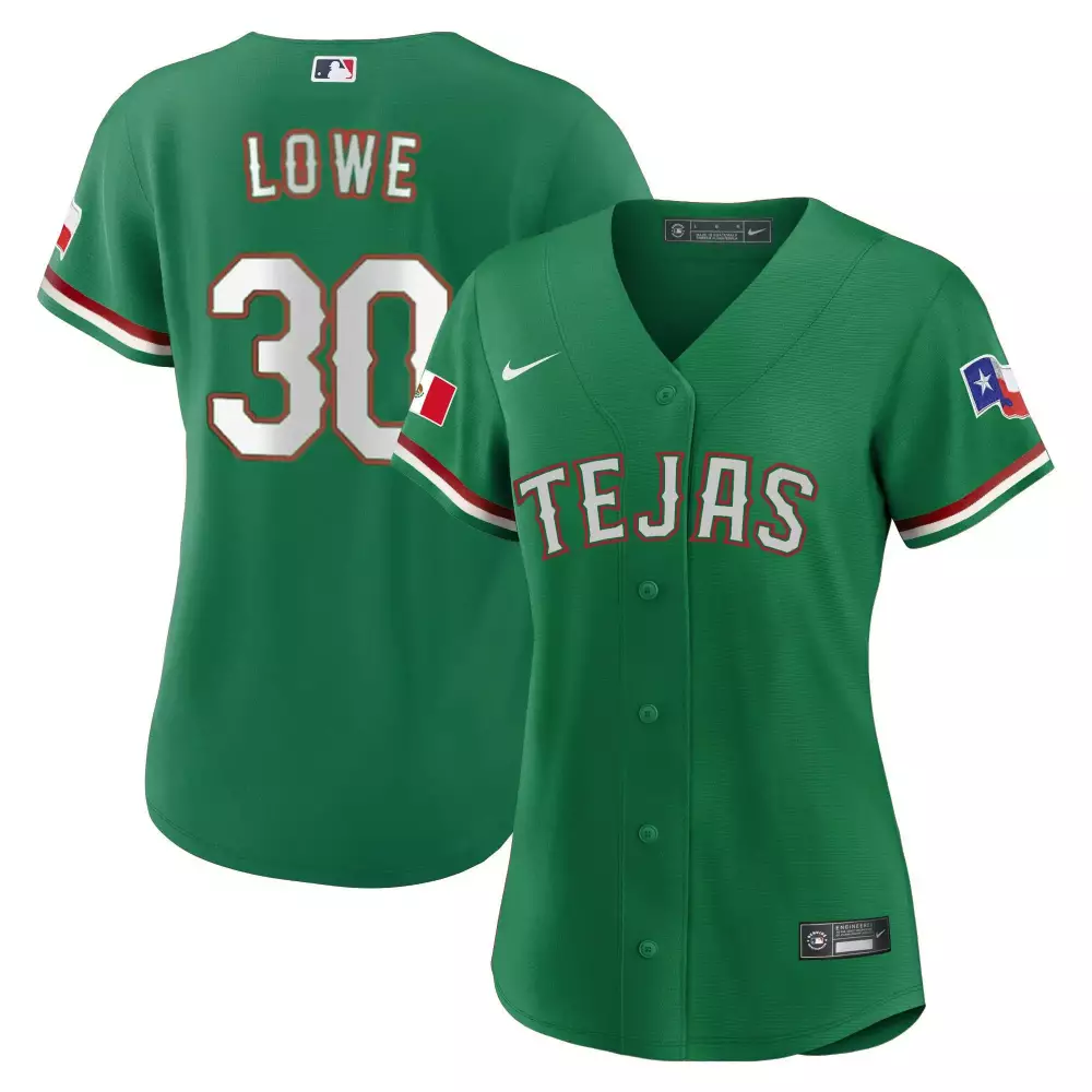 nathaniel lowe green mens texas rangers mexico texas patch vapor premier limited jersey all stitched