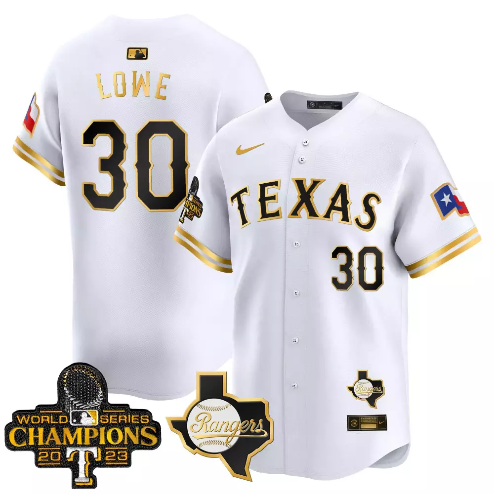 nathaniel lowe white gold mens texas rangers world series champions vapor premier limited jersey v2 all stitched