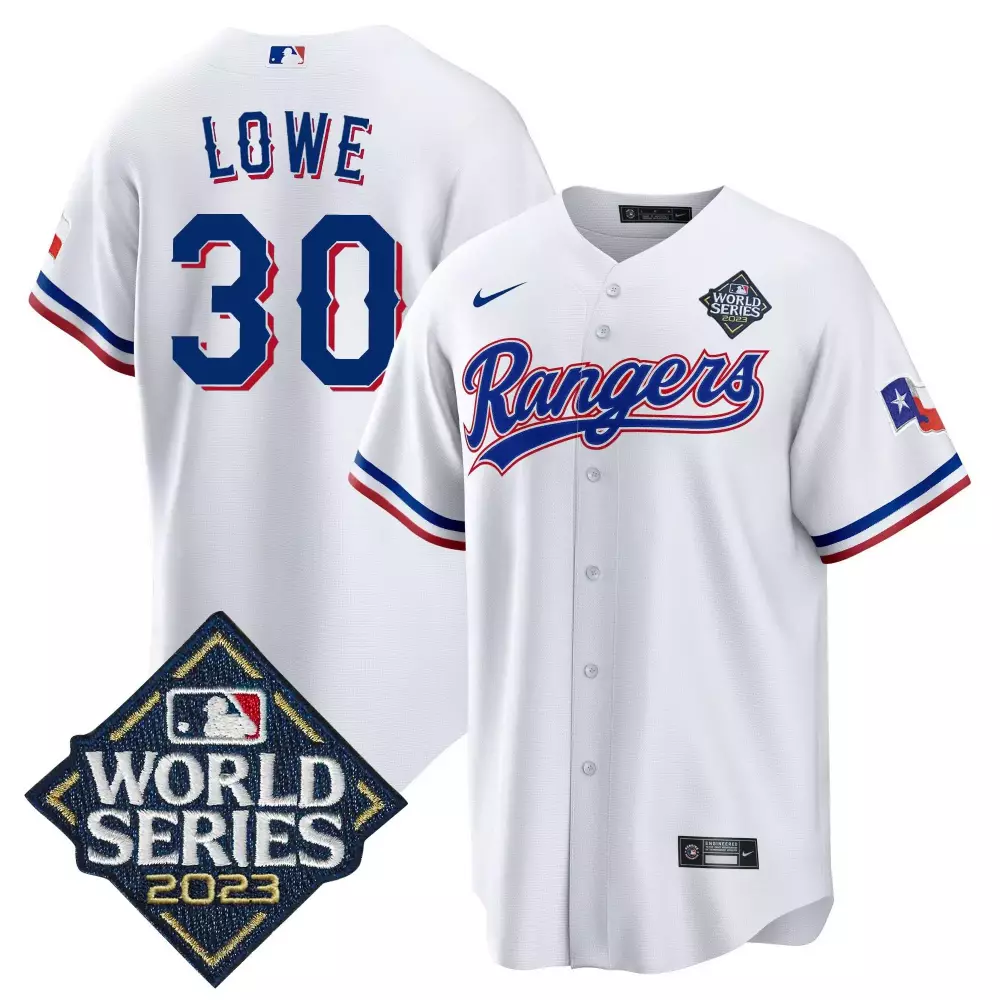 nathaniel lowe white mens texas rangers 2023 world series cool base jersey all stitched