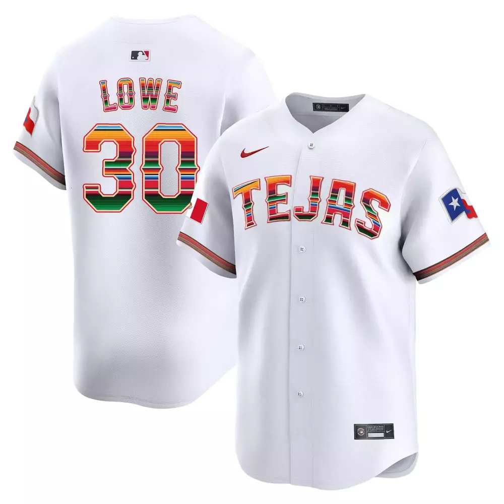 nathaniel lowe white mens texas rangers mexico vapor premier limited jersey v2 all stitched