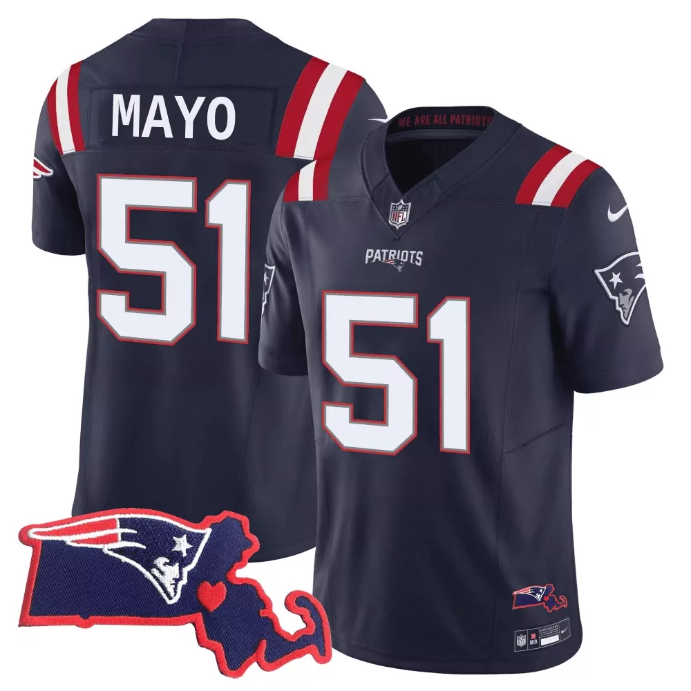 minuteman 617 youth new england patriots 2025 rivalries vapor limited jersey all stitched