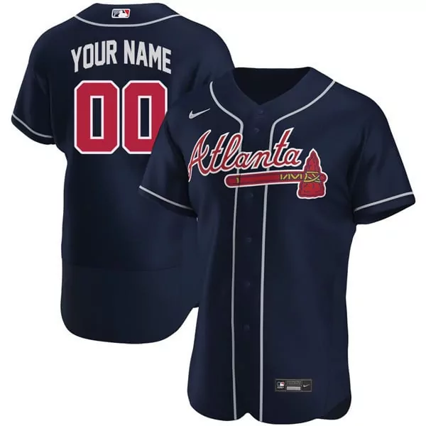 Custom Name Number 00 Atlanta Braves White Jersey | Outkast Patch Edition | Unique Fan Gear | For Men, Women & Youth