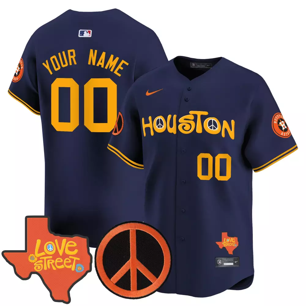 navy men houston astros halloween vapor premier limited custom jersey all stitched