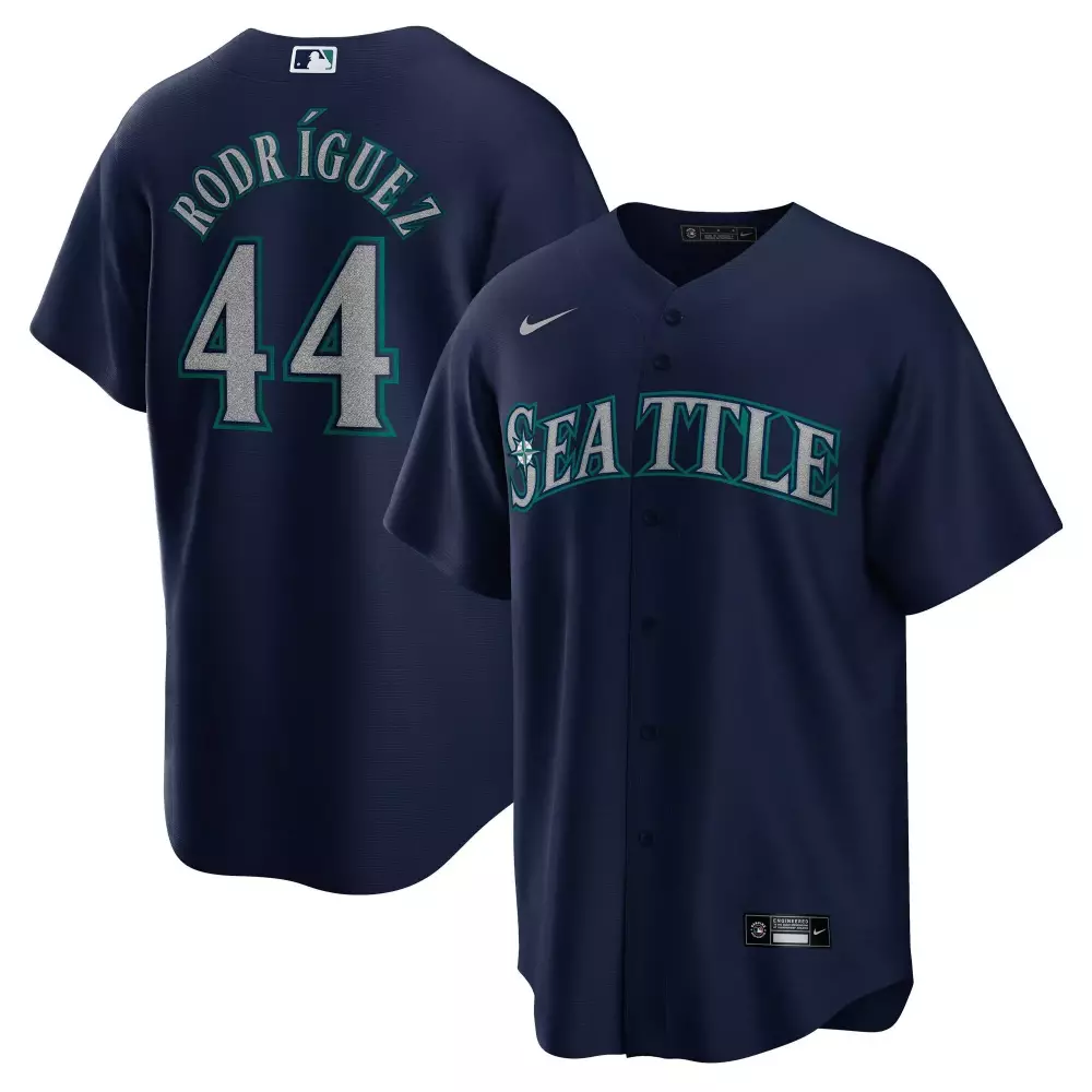 navy men julio rodriguez seattle mariners jersey collection all stitched