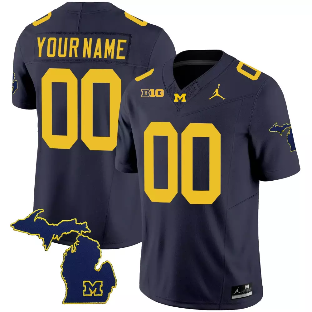 Michigan Wolverines 2023 Special Navy Jersey V2 | Custom Stitched Fan Gear | For Men, Women & Youth