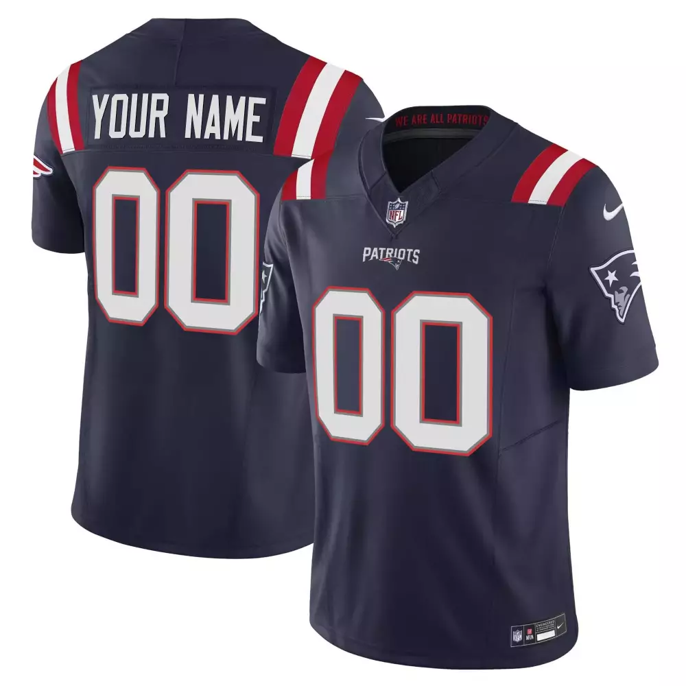 navy men new england patriots vapor limited custom jersey all stitched