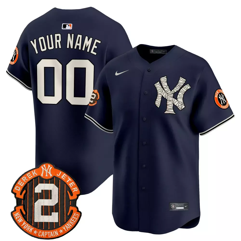 navy men new york yankees big pun vapor premier limited custom jersey v2 all stitched