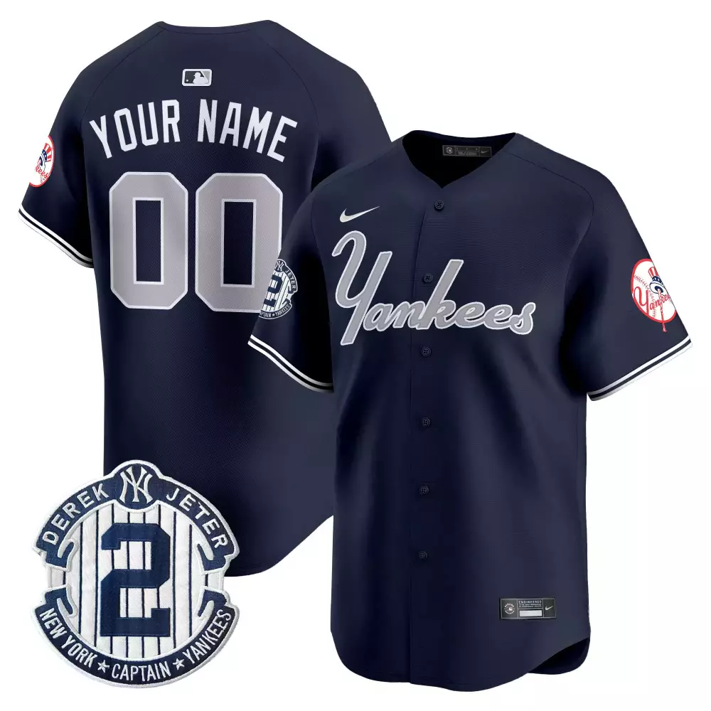 navy men new york yankees throwback vapor premier limited custom jersey all stitched