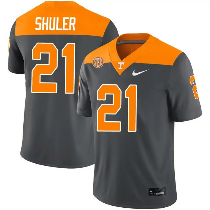 navy shuler anthracite mens tennessee volunteers 2023 alternate vapor limited jersey v3 all stitched