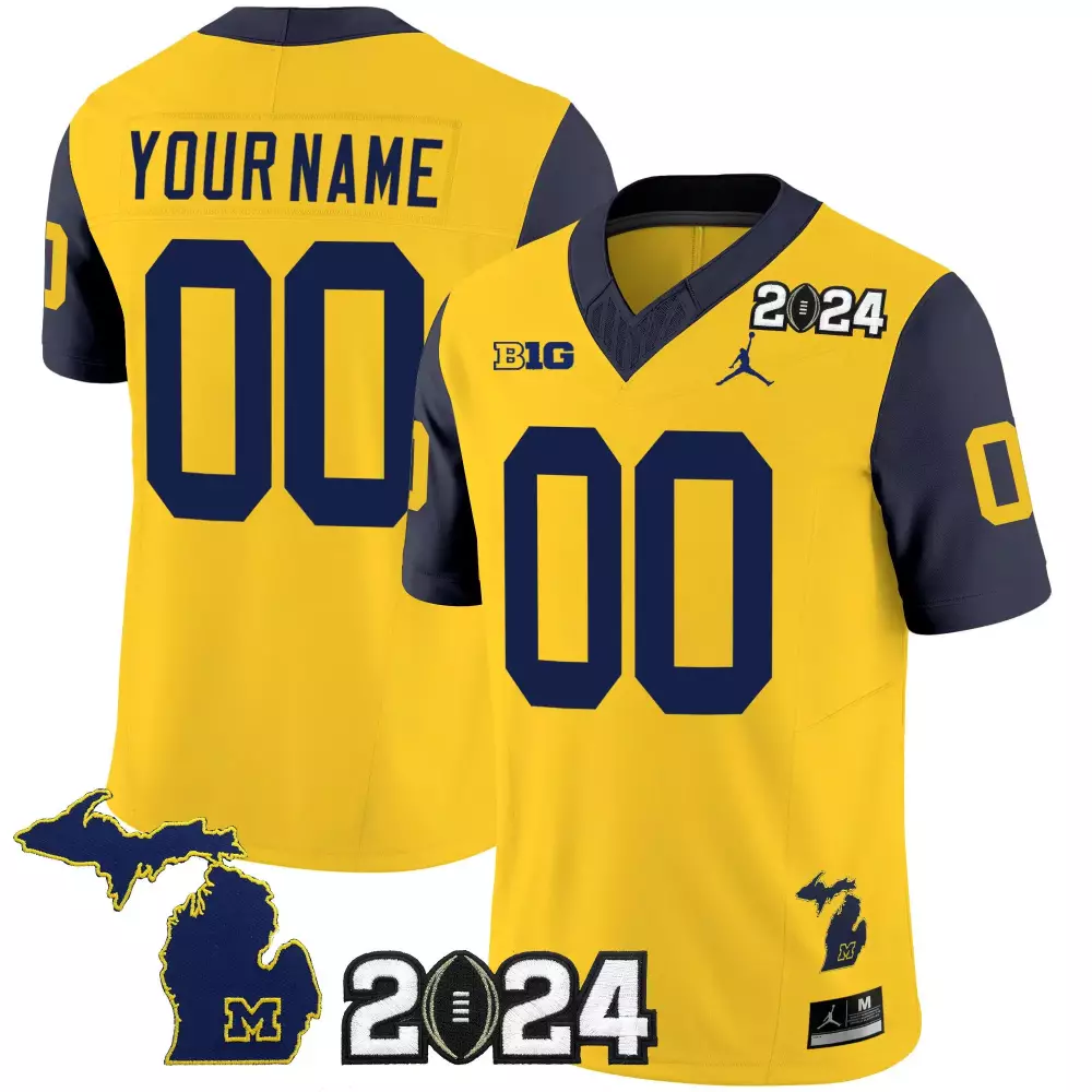 Michigan Wolverines Youth 2024 Vapor Limited Custom Jersey | Navy Stitched | Fan Gear | For Men, Women & Youth