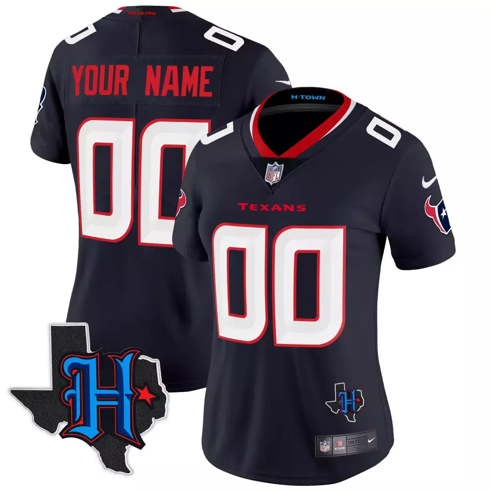 navy women cj stroud houston texans vapor limited jersey all stitched
