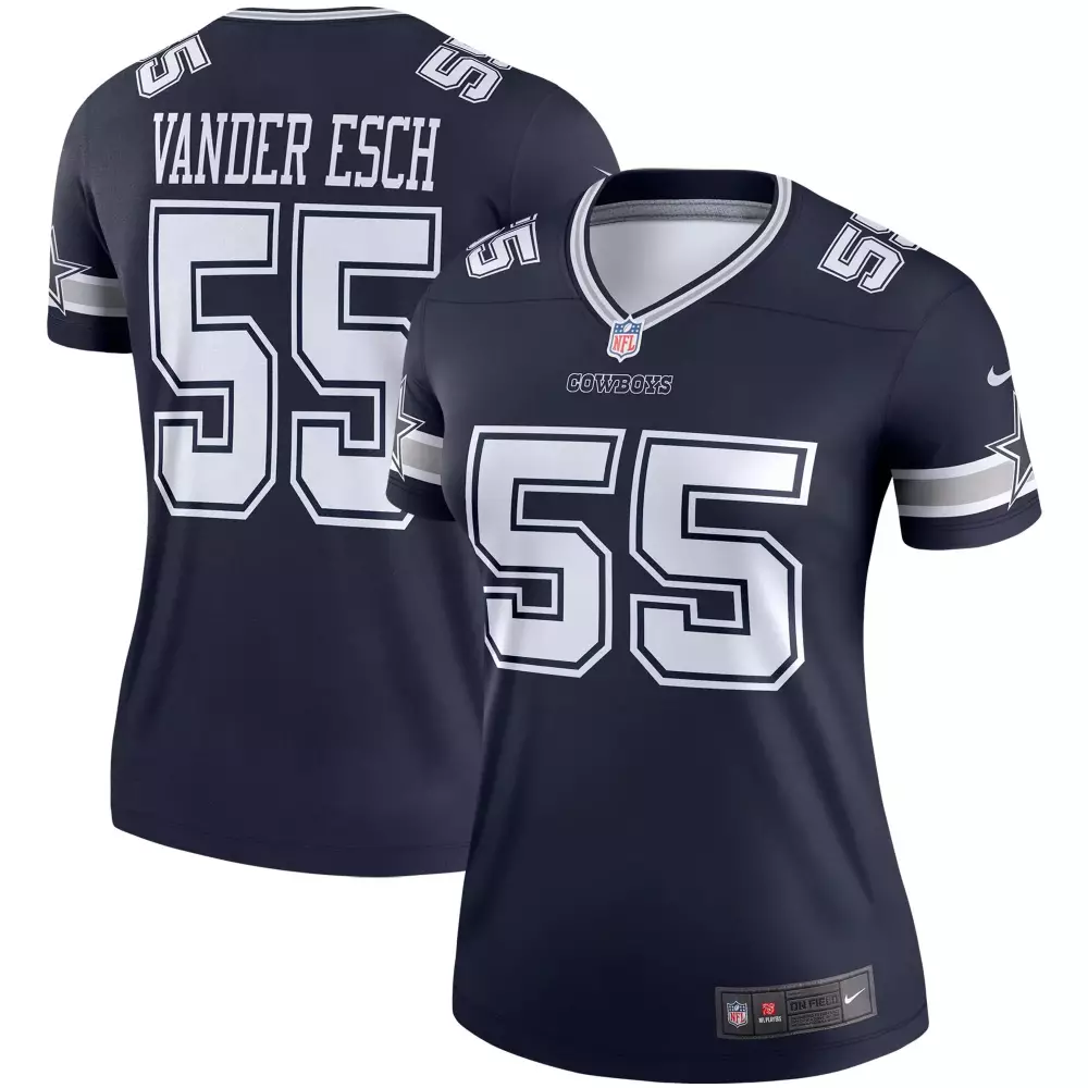 Navy Women's Leighton Vander Esch Dallas Cowboys Jersey | Authentic Fan Gear for Men, Women & Youth