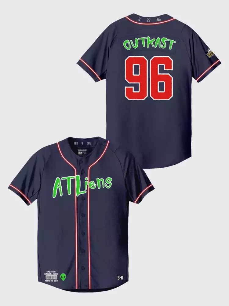navy youth atlanta braves the big peach vapor premier limited custom jersey v2 all stitched