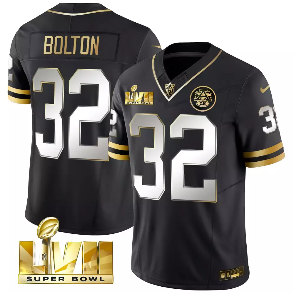 nick bolton black limited mens kansas city chiefs throwback limited vapor jersey all stitched