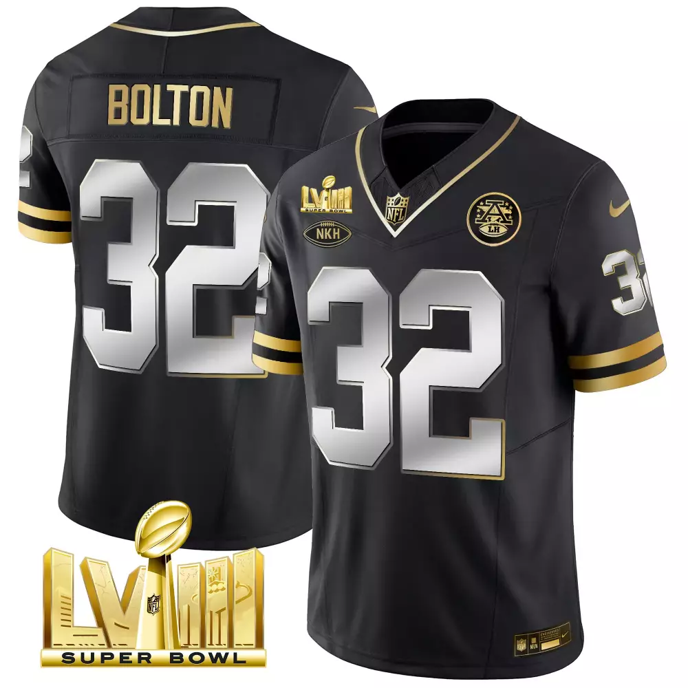 nick bolton black limited mens kansas city chiefs throwback limited vapor jersey all stitched