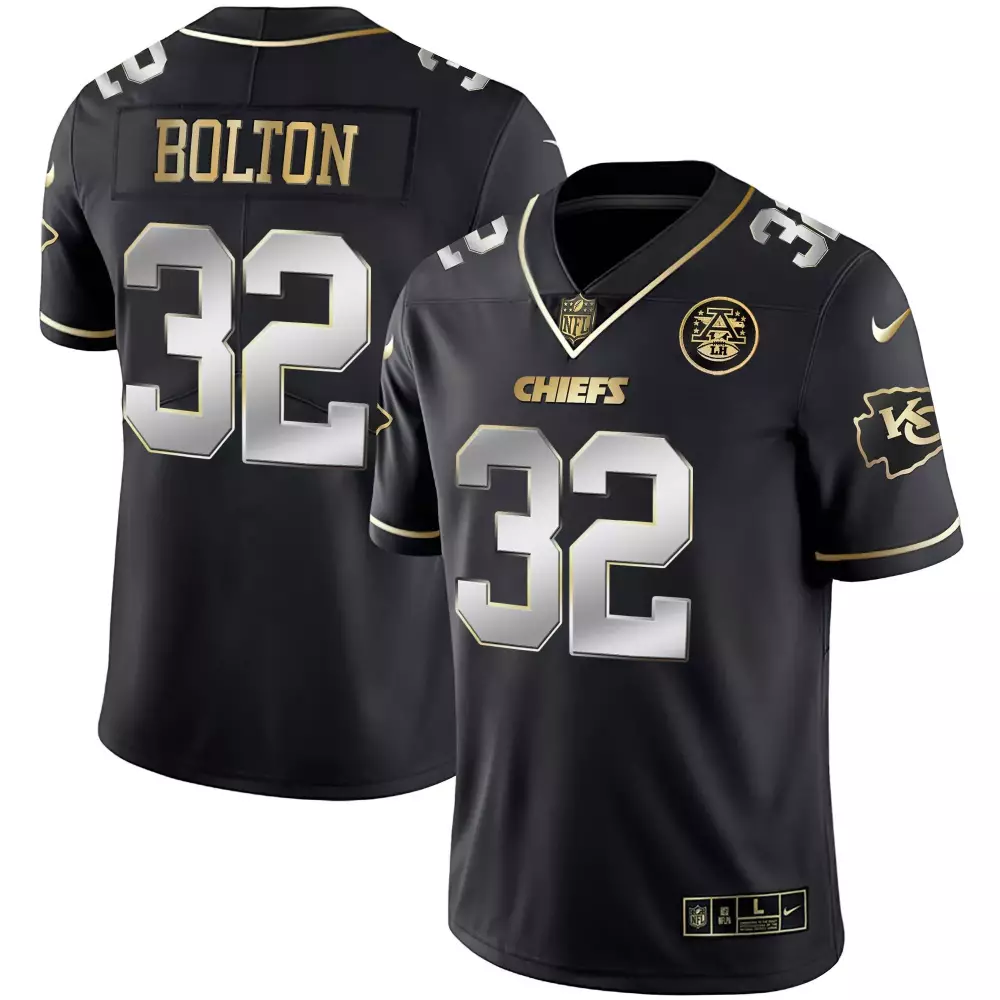 nick bolton black limited mens kansas city chiefs throwback limited vapor jersey all stitched