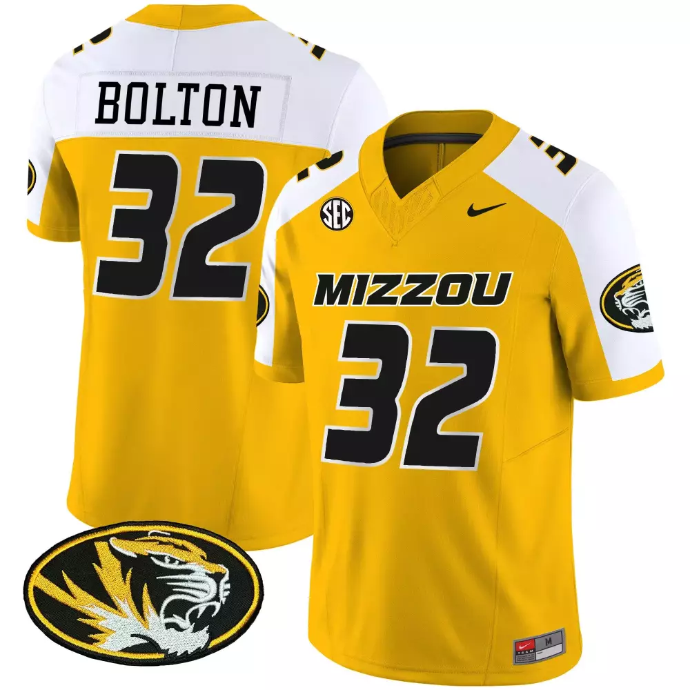 nick bolton gold alternate mens missouri tigers vapor limited jersey all stitched