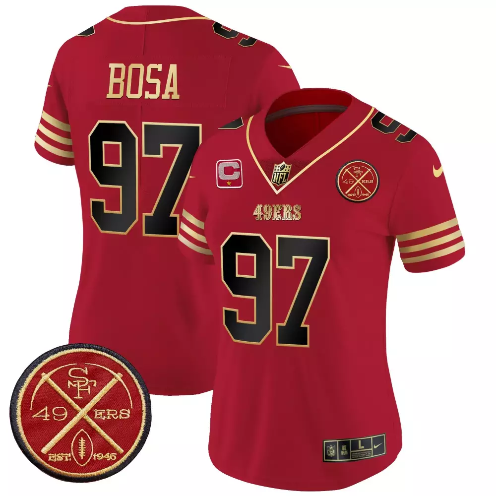 Nick Bosa San Francisco 49ers Black Men's Mexico Jersey | Stitched Vapor Limited Edition | For Men, Women & Youth
