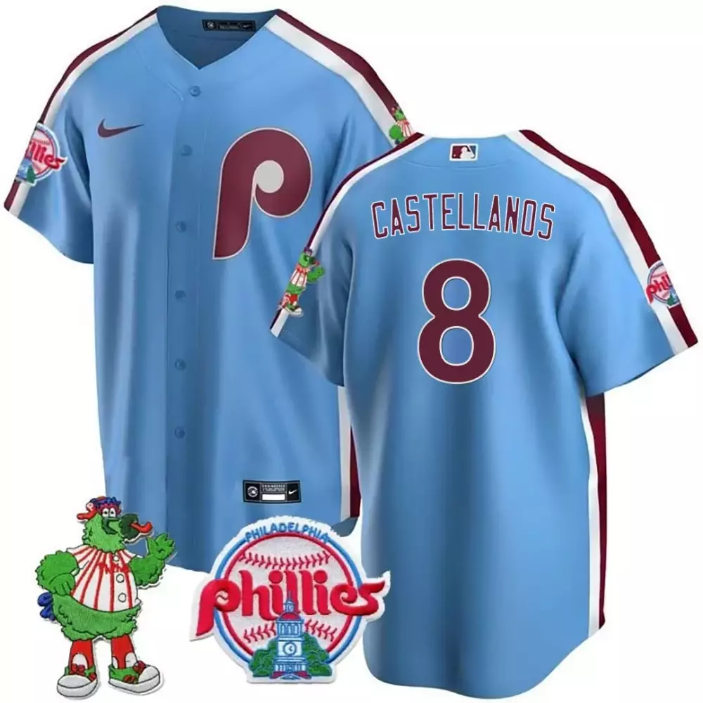 Castellanos Phillies 2024 Spring Training Patch Jersey | Cream Vapor Premier Limited Edition | For Men, Women & Youth