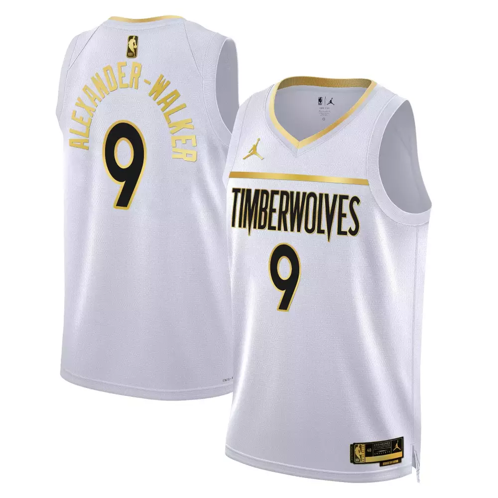 nickeil alexanderwalker statement mens minnesota timberwolves swingman jersey v2 all stitched