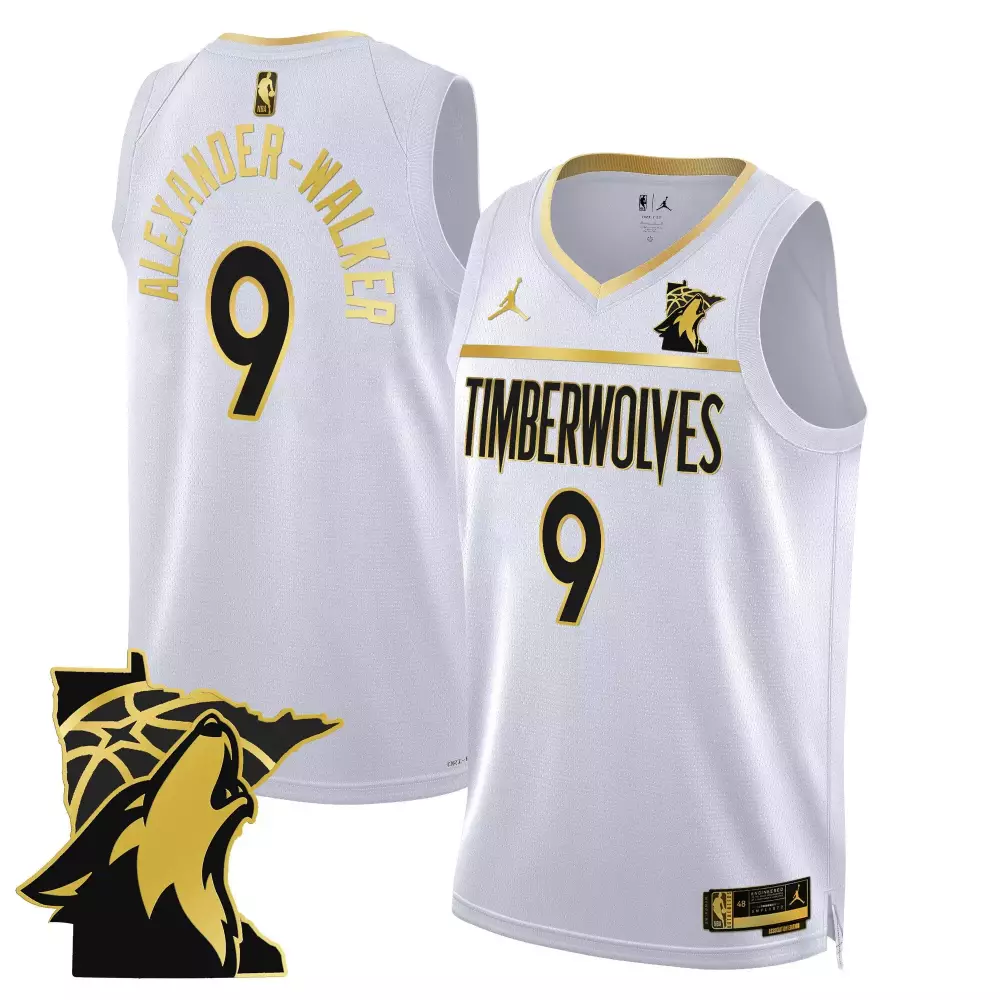 nickeil alexanderwalker statement mens minnesota timberwolves swingman jersey v2 all stitched