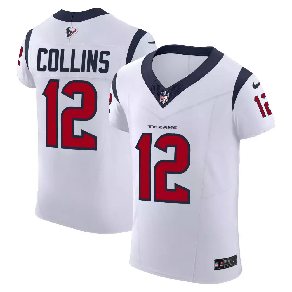 nico collins white mens houston texans vapor elite jersey all stitched