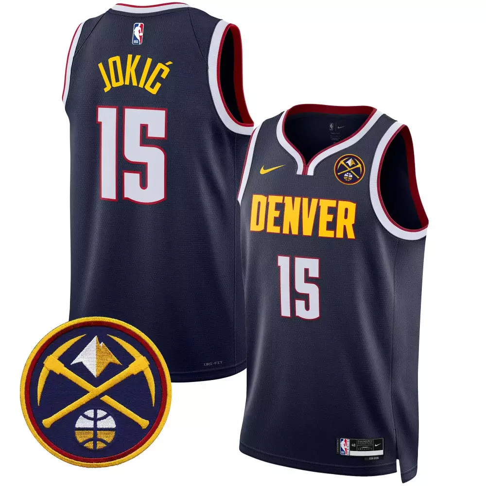 nikola jokic icon mens denver nuggets swingman jersey all stitched