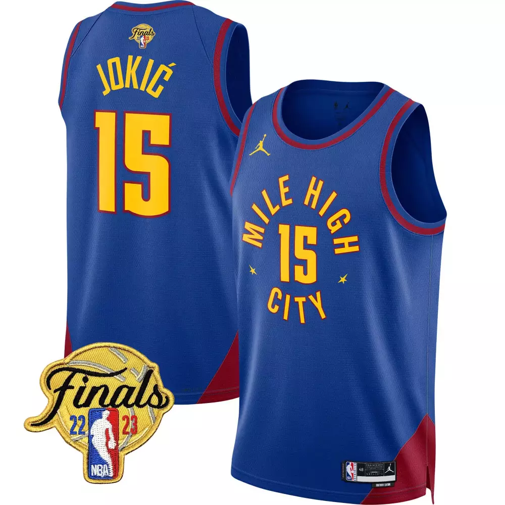 nikola jokic statement mens denver nuggets 2023 finals patch collection jersey v2 all stitched
