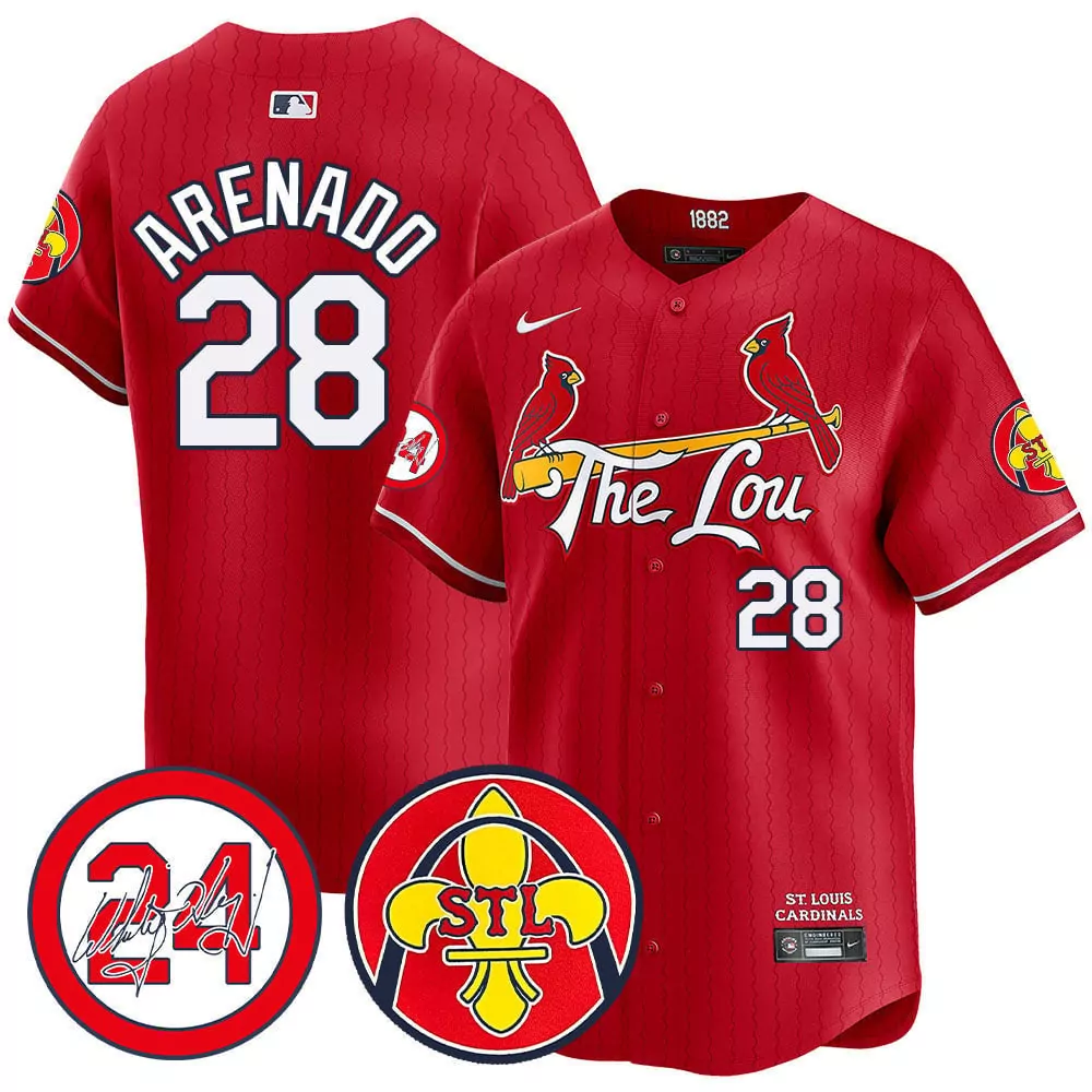 nolan arenado red mens st louis cardinals 2024 city connect whitey herzog patch vapor premier limited jersey v2 all stit