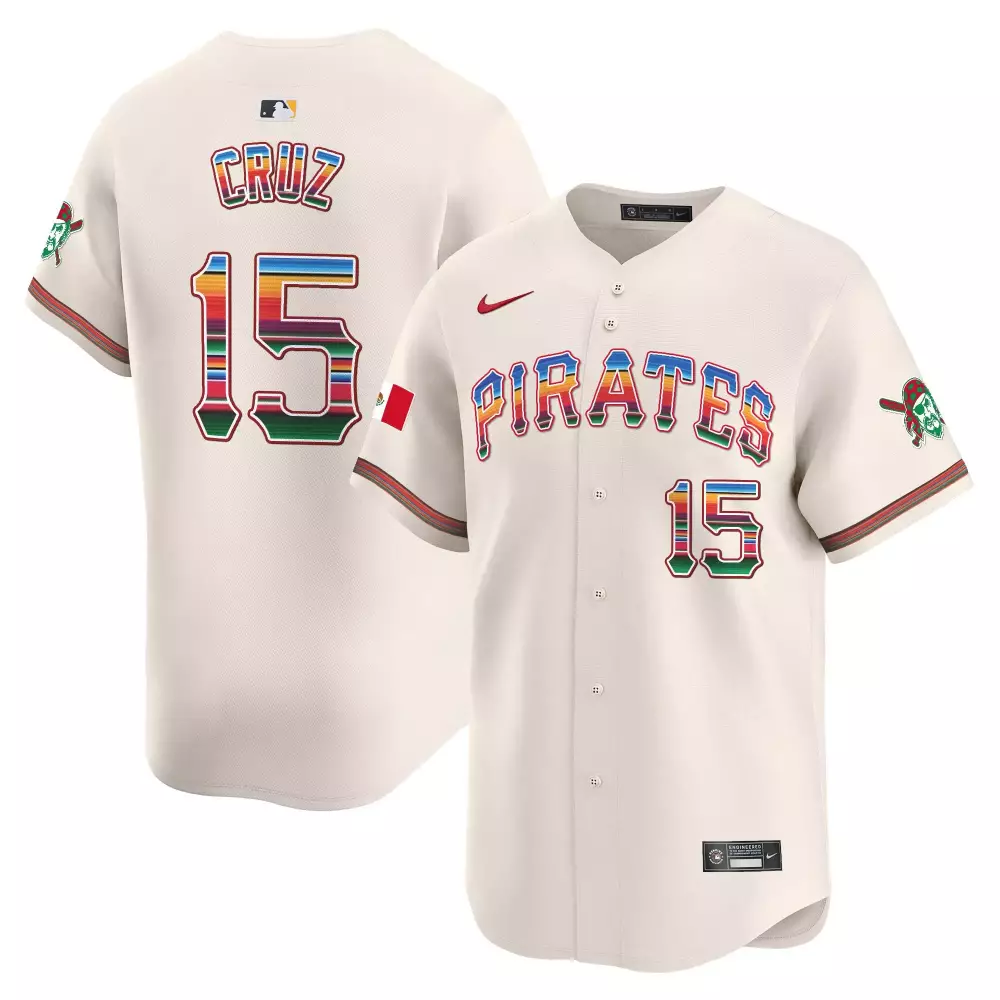 oneil cruz cream mens pittsburgh pirates 412 patch vapor premier limited jersey v5 all stitched