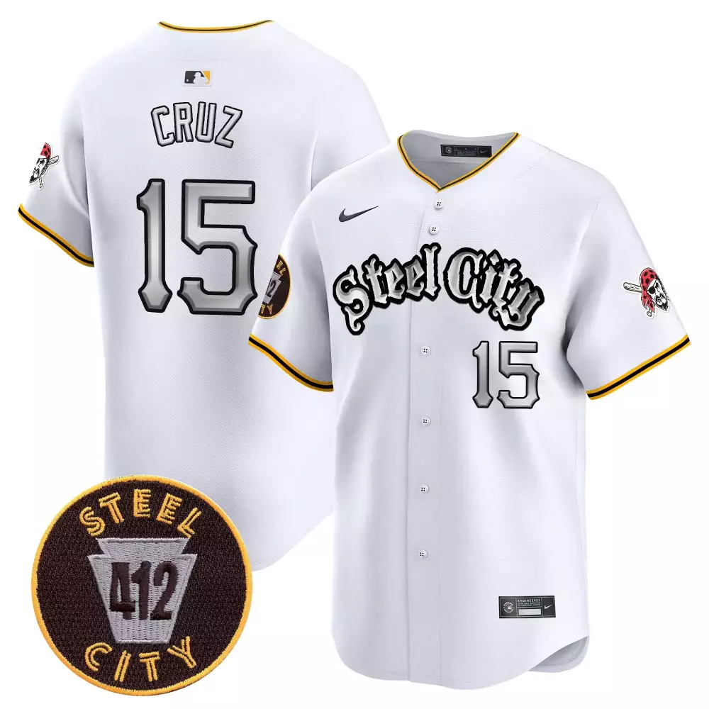 oneil cruz white mens pittsburgh pirates 2024 fourth of july vapor premier limited jersey all stitched