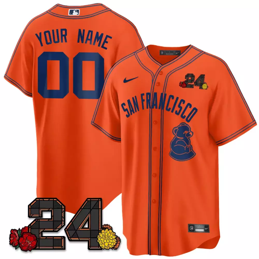 orange limited men san francisco giants 2024 willie mays patch vapor premier limited custom jersey v2 all stitched