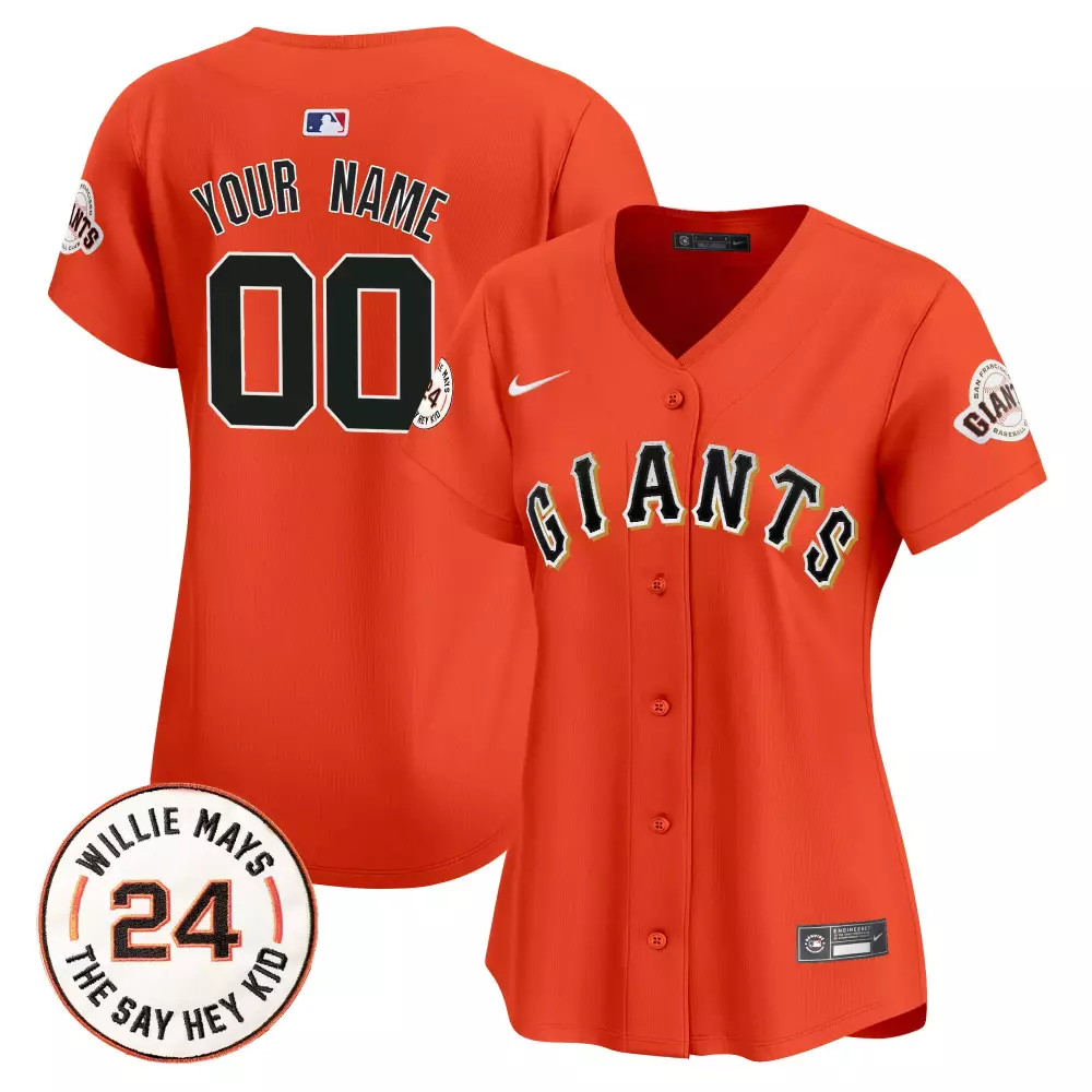 orange men san francisco giants sugar skull mexico vapor premier limited custom jersey printed