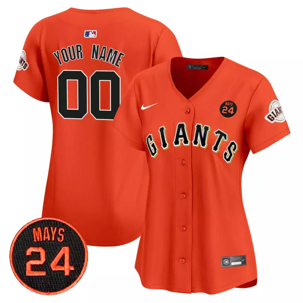 orange men san francisco giants sugar skull mexico vapor premier limited custom jersey printed