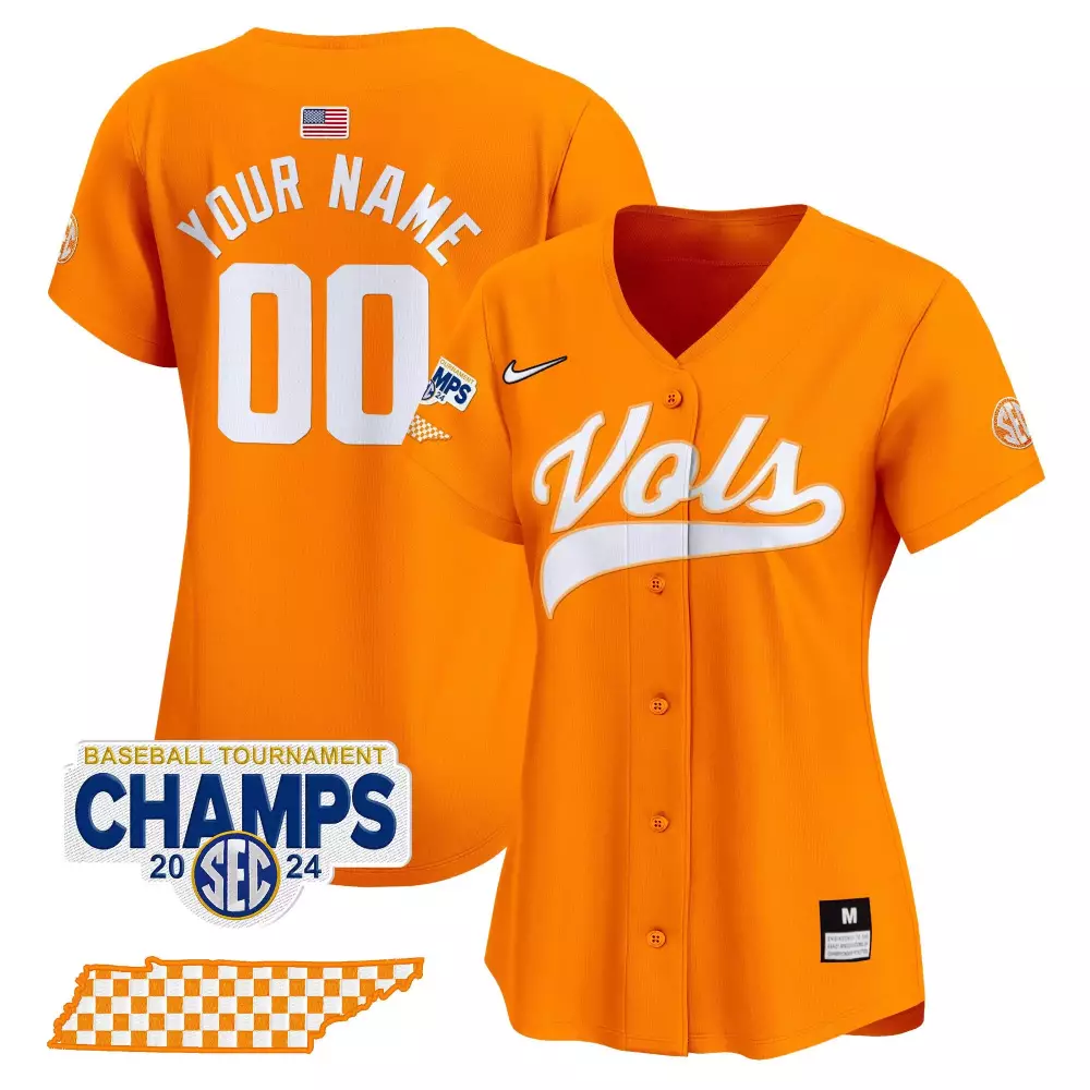 orange navy shuler mens tennessee volunteers 2023 alternate vapor limited jersey v4 all stitched
