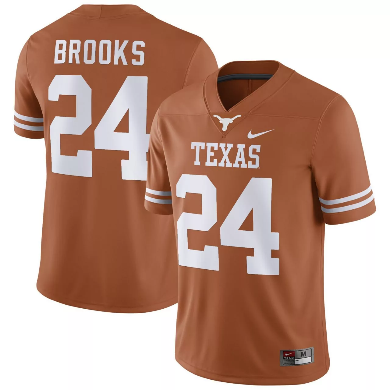 orange sleeves youth texas longhorns vapor limited custom jersey v2 all stitched